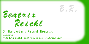 beatrix reichl business card